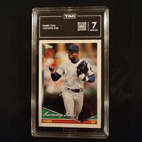 Pinnacle Other - 1994 Topps Sammy Sosa – TAG Graded 7 Mint